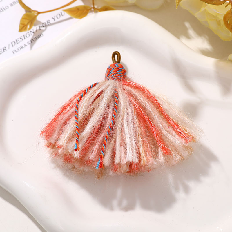 Sewing Thread In Textile - Franja de Borlas de Fio de