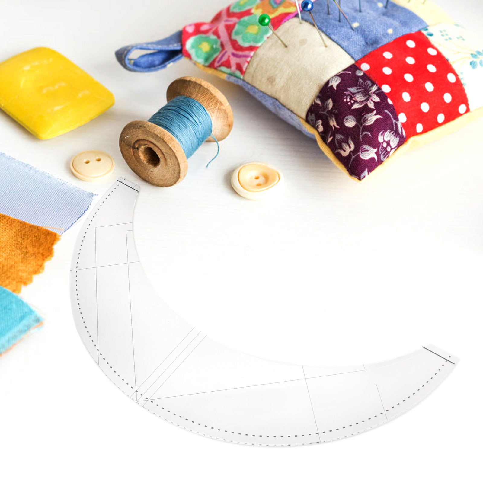 Régua multifuncional de acríli - Sewing Gauge Ruler avaliação e preço