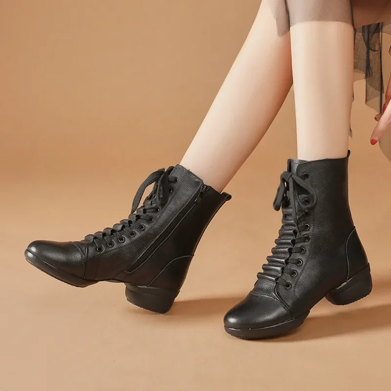 XIHAHA Botas de dança feminina - Sewing Latex avaliação e preço