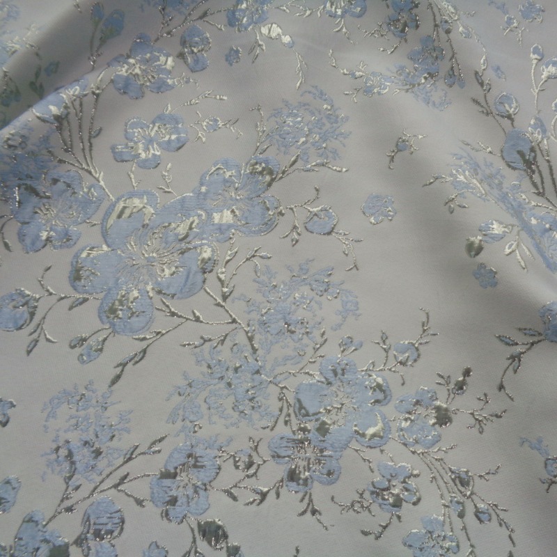 Tecido Jacquard Floral Relevad - Sewing Thread In Textile avaliação e preço